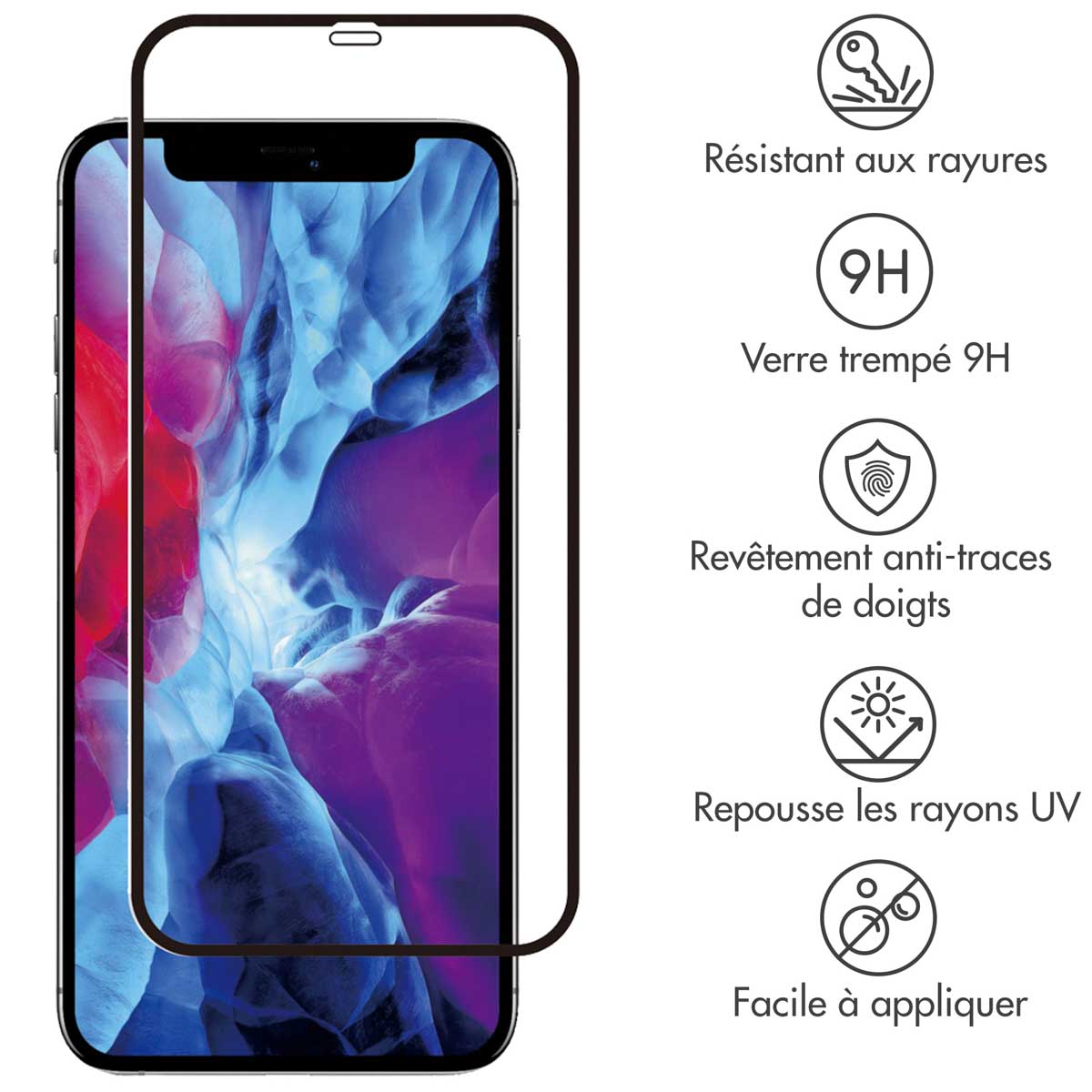 Selencia Gehard Glas Premium Screenprotector Apple iPhone 12 Pro Max - Afbeelding 3