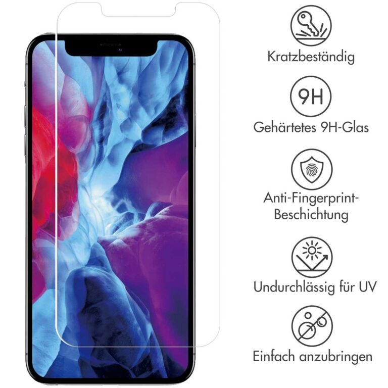 Selencia Gehard Glas Screenprotector Apple iPhone 12 Pro Max - Afbeelding 4