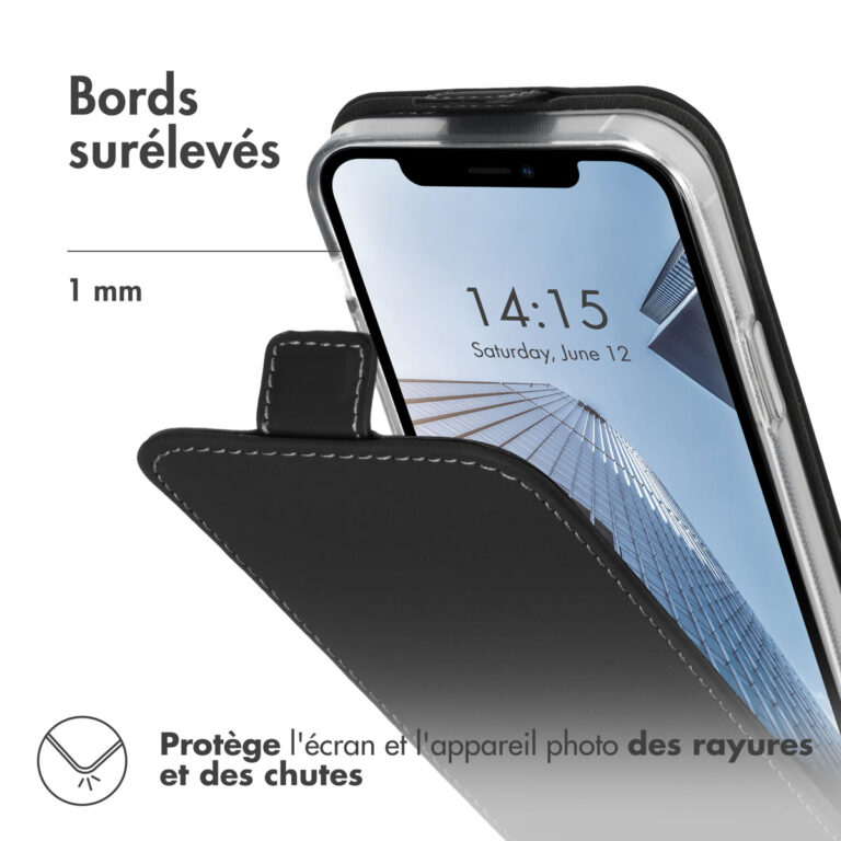 Accezz Flipcase Apple iPhone 12 (Pro) - Zwart - Afbeelding 4