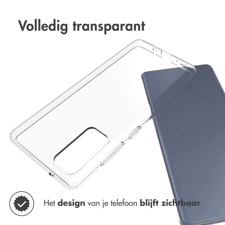 Accezz Clear Backcover Samsung Galaxy S20 FE - Transparant - Afbeelding 5