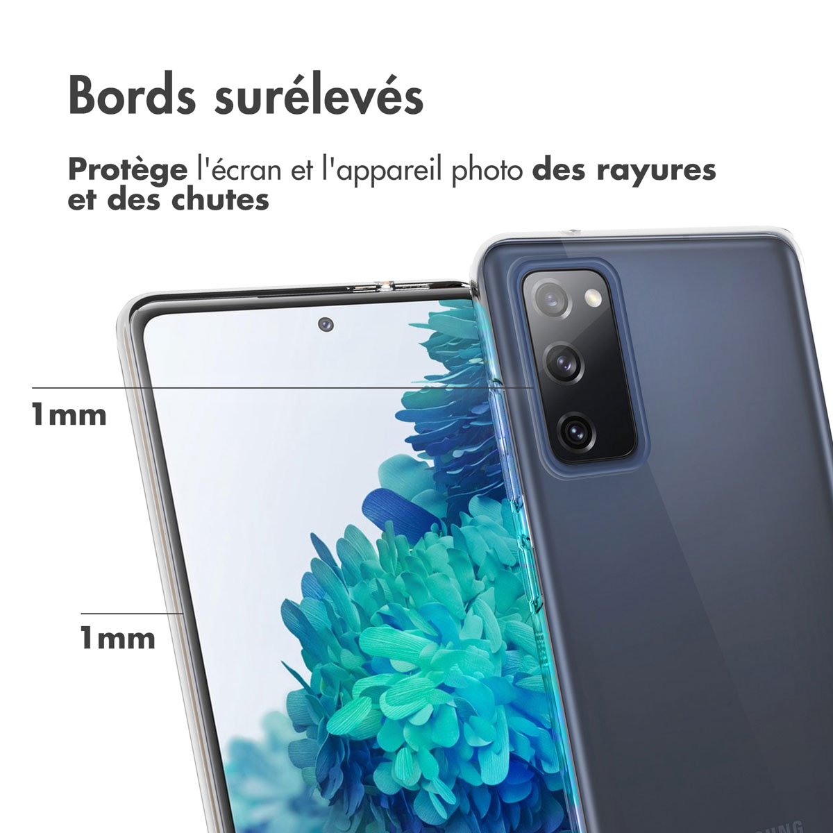 Accezz Clear Backcover Samsung Galaxy S20 FE - Transparant - Afbeelding 6