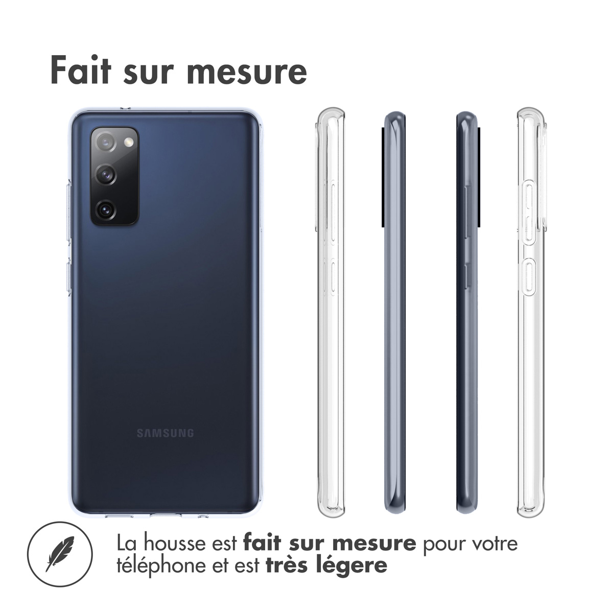 Accezz Clear Backcover Samsung Galaxy S20 FE - Transparant - Afbeelding 9