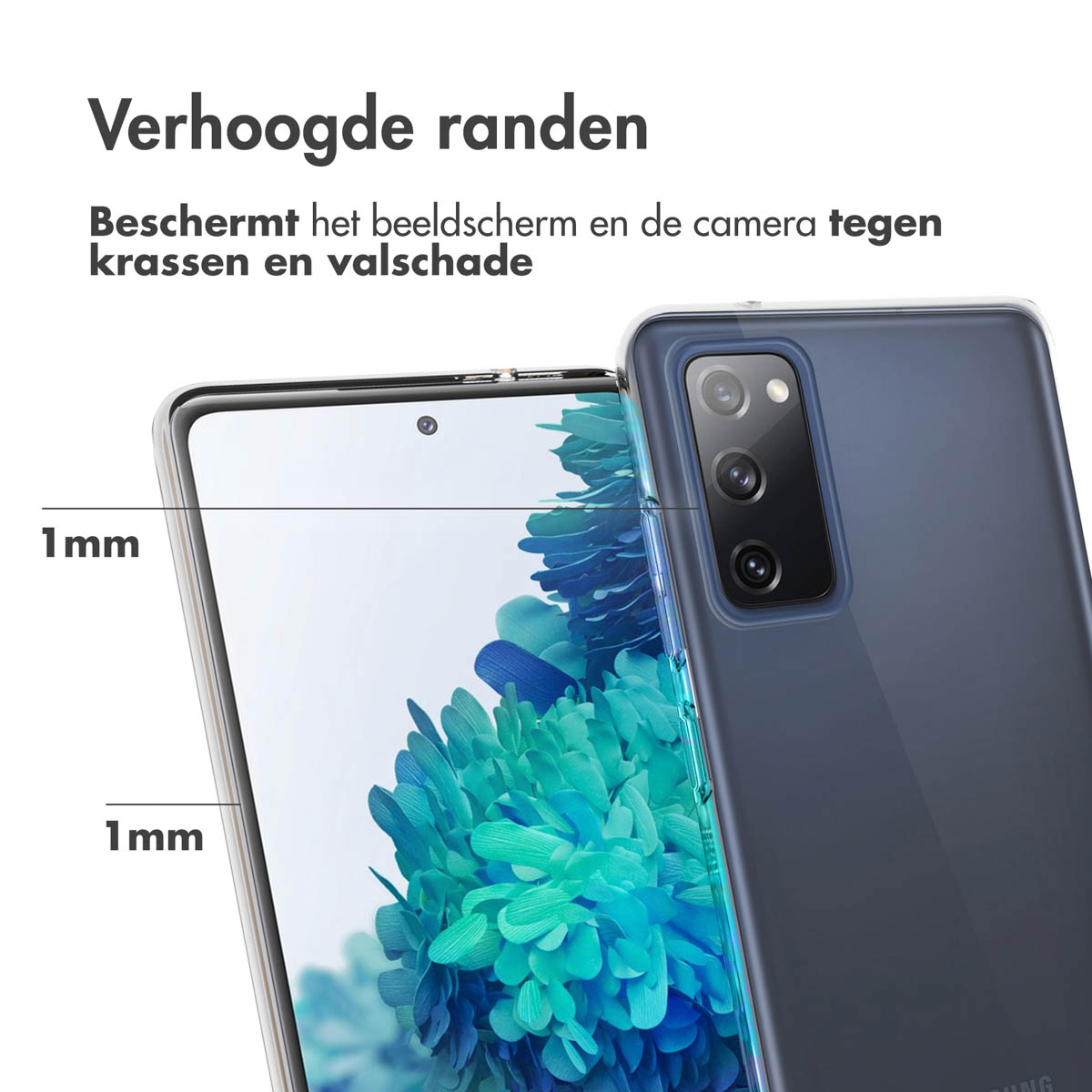 Accezz Clear Backcover Samsung Galaxy S20 FE - Transparant - Afbeelding 7