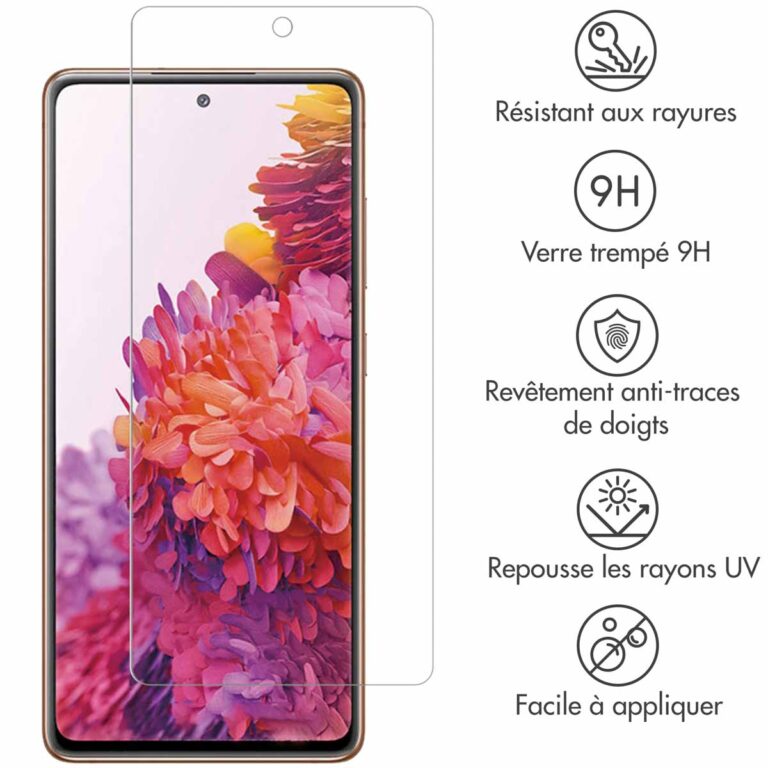 Selencia Gehard Glas Screenprotector Samsung Galaxy S20 FE - Afbeelding 3
