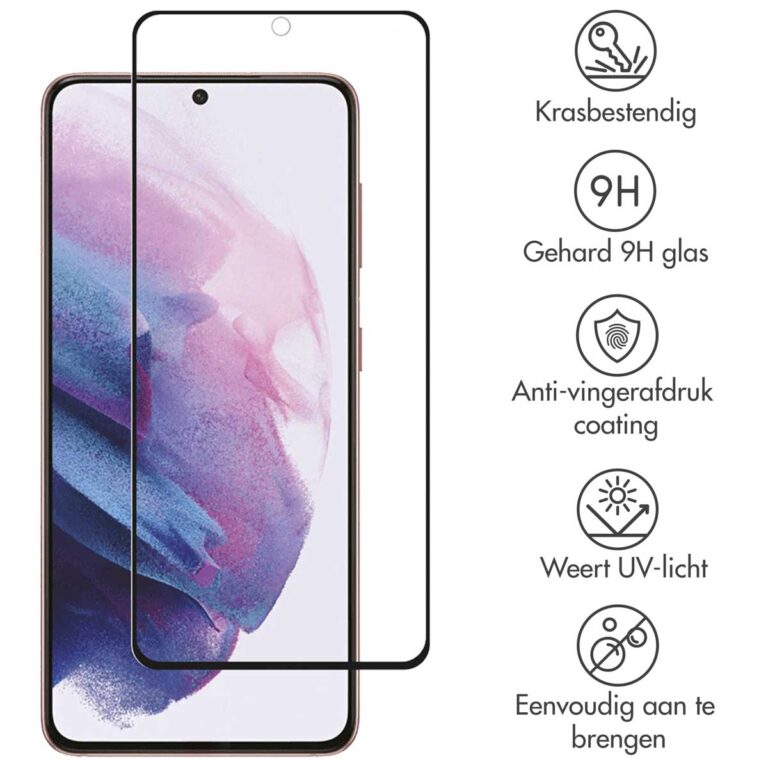 Selencia Gehard Glas Premium Screenprotector Samsung Galaxy S21 Plus - Afbeelding 2