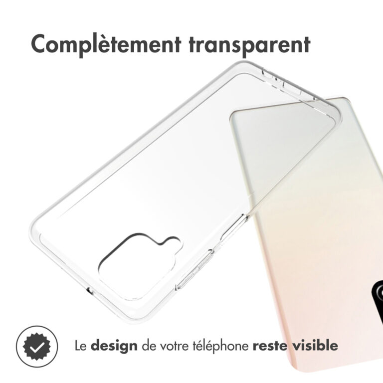 Accezz Clear Backcover Samsung Galaxy A12 - Transparant - Afbeelding 7