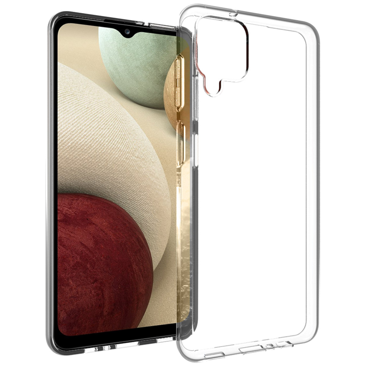 Accezz Clear Backcover Samsung Galaxy A12 – Transparant