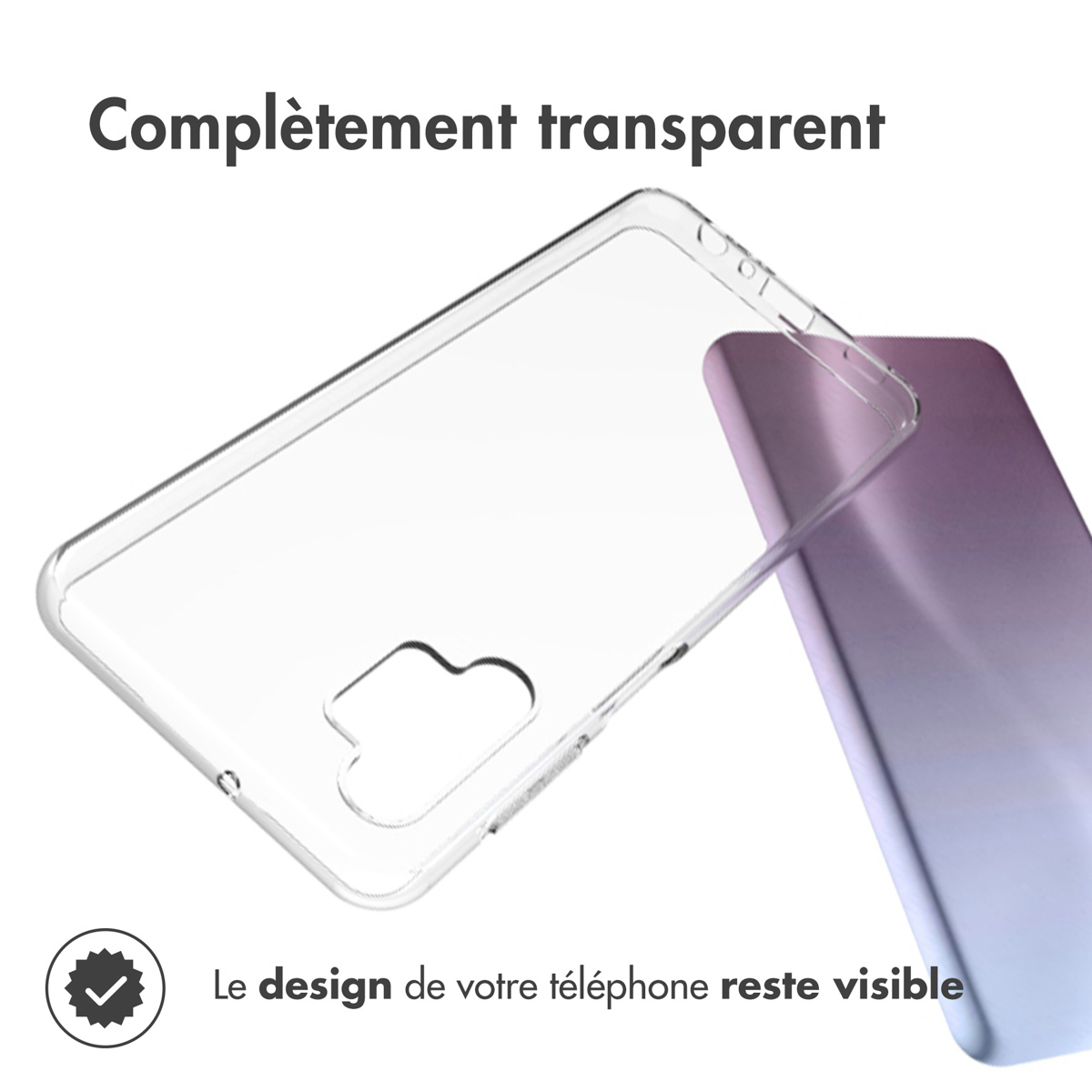 Accezz Clear Backcover Samsung Galaxy A32 (5G) - Transparant - Afbeelding 3