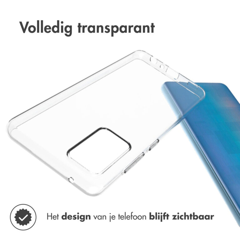Accezz Clear Backcover Samsung Galaxy A52(s) (5G/4G) - Transparant - Afbeelding 4