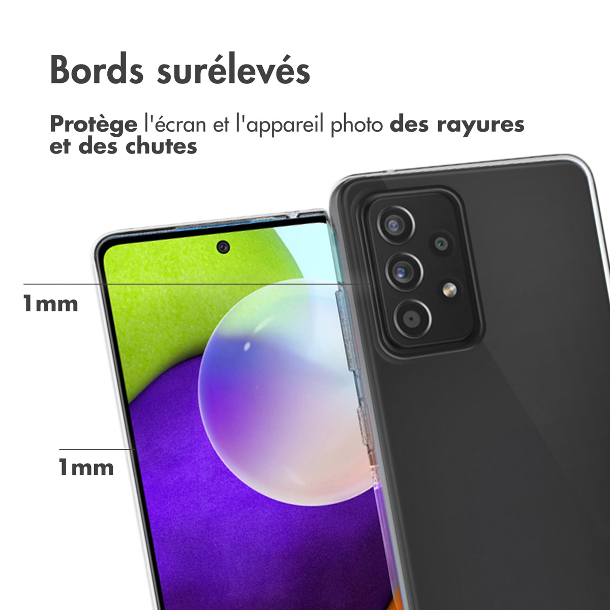 Accezz Clear Backcover Samsung Galaxy A52(s) (5G/4G) - Transparant - Afbeelding 6