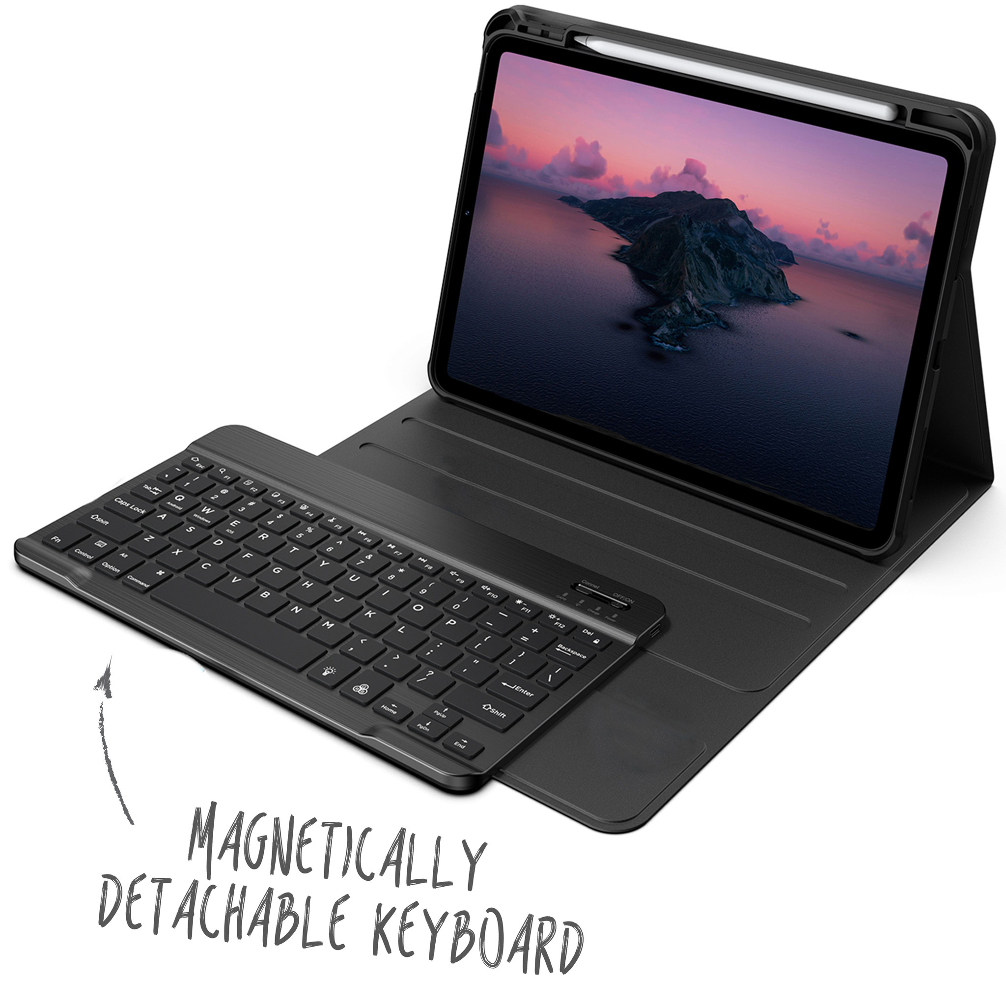 Accezz QWERTY Keyboard Bookcase Apple iPad Air (2025 / 2024 / 2022 / 2020) / Pro 11 (2022 - 2018) - Afbeelding 6