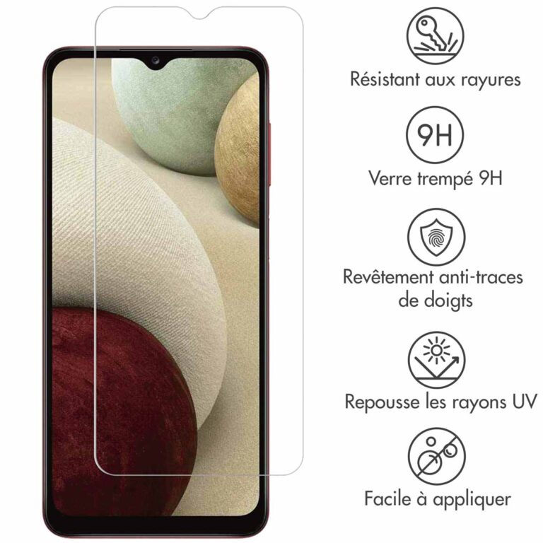 Selencia Gehard Glas Screenprotector Samsung Galaxy A04(s) / A12 / A32 (5G) / A13 (5G/4G) - Afbeelding 3