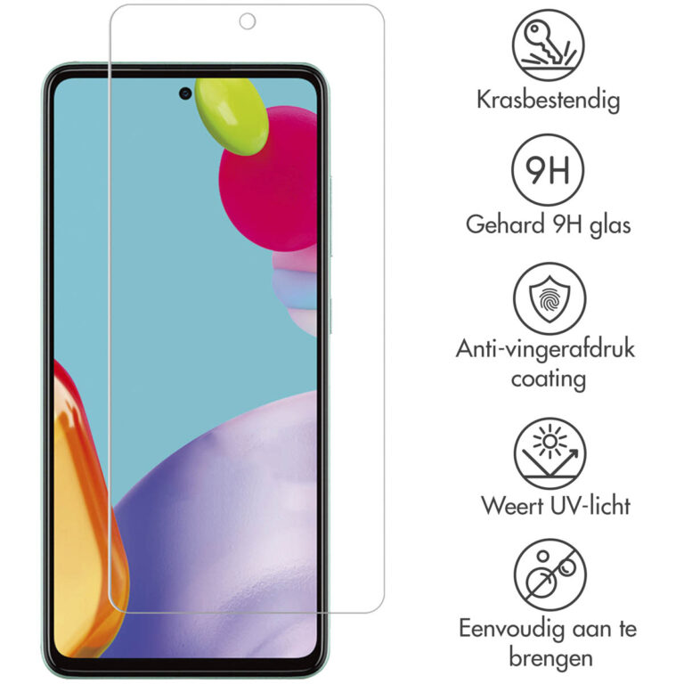 Selencia Gehard Glas Screenprotector Samsung Galaxy A52(s) (5G/4G) / A53 - Afbeelding 3