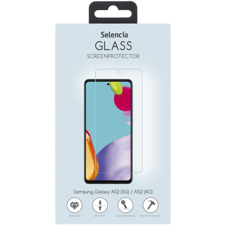 Selencia Gehard Glas Screenprotector Samsung Galaxy A52(s) (5G/4G) / A53 - Afbeelding 2