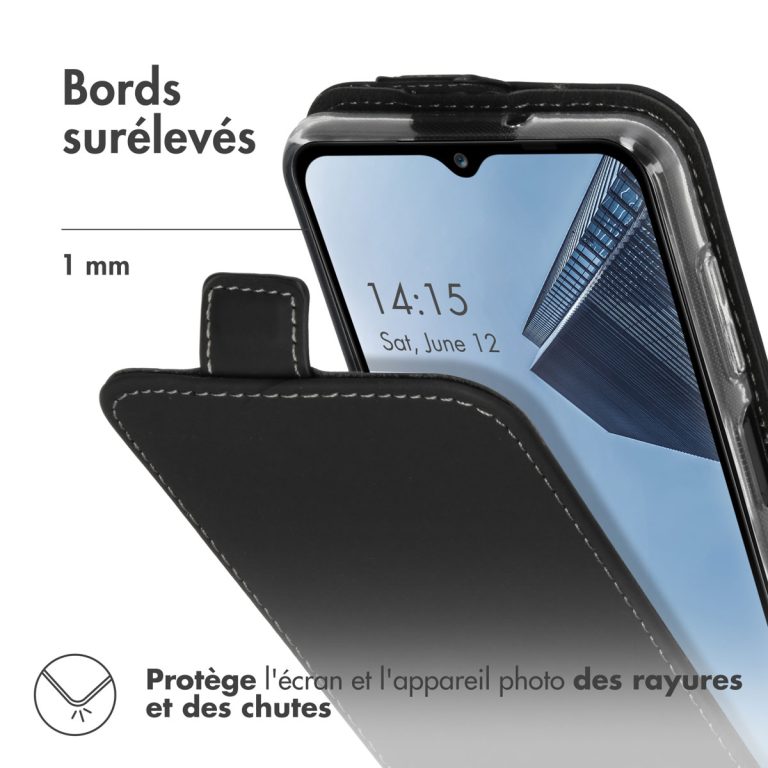 Accezz Flipcase Samsung Galaxy A12 - Zwart - Afbeelding 4