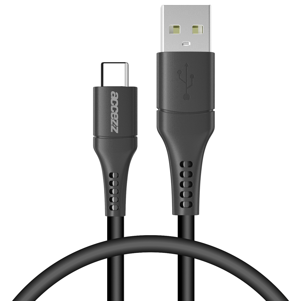 Accezz USB-C naar USB kabel – 0,2 meter – Zwart