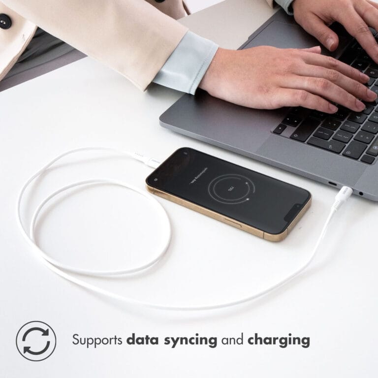 Accezz Lightning naar USB-C kabel - MFi certificering - 1 meter - Wit - Afbeelding 10