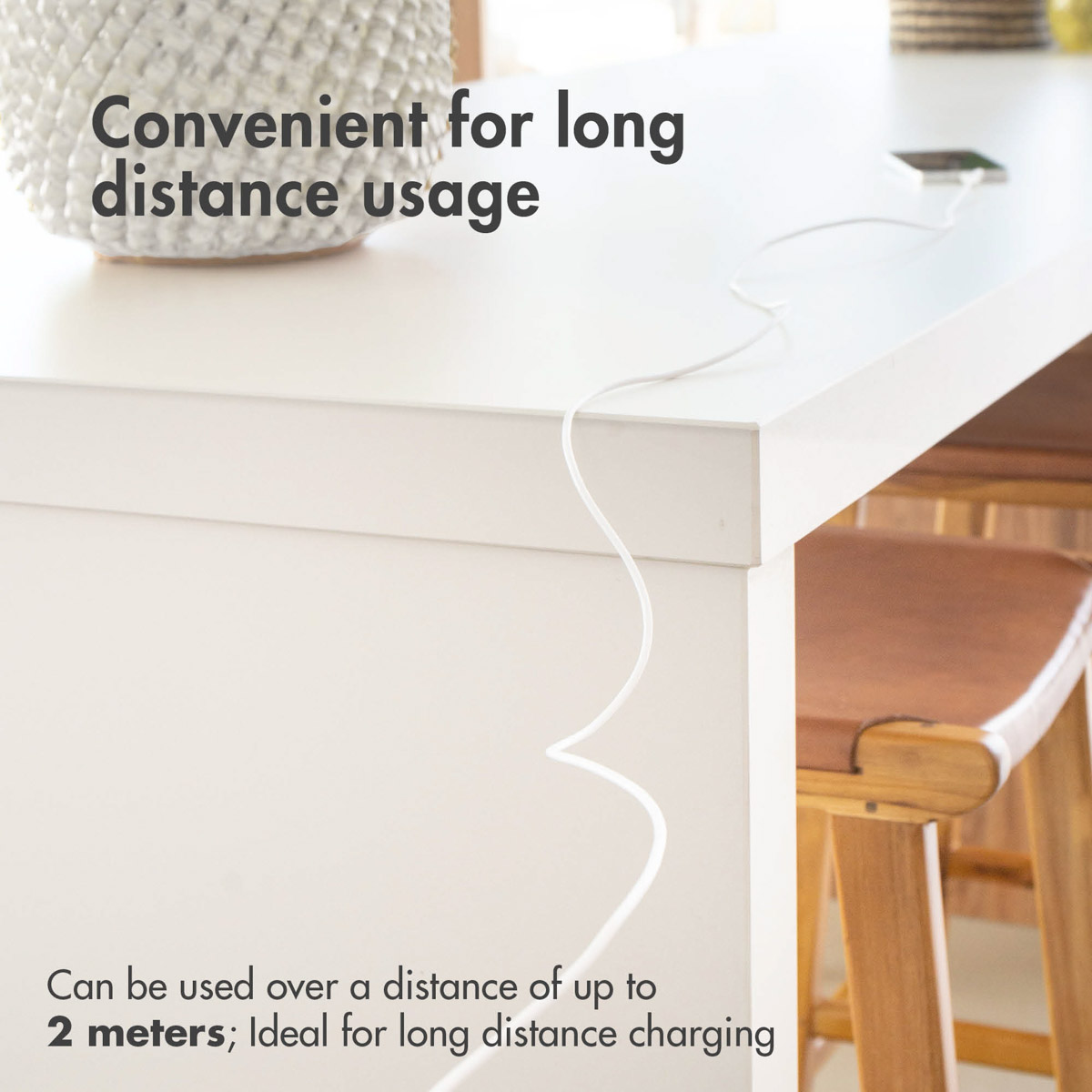 Accezz Lightning naar USB-C kabel - MFi certificering - 2 meter - Wit - Afbeelding 9