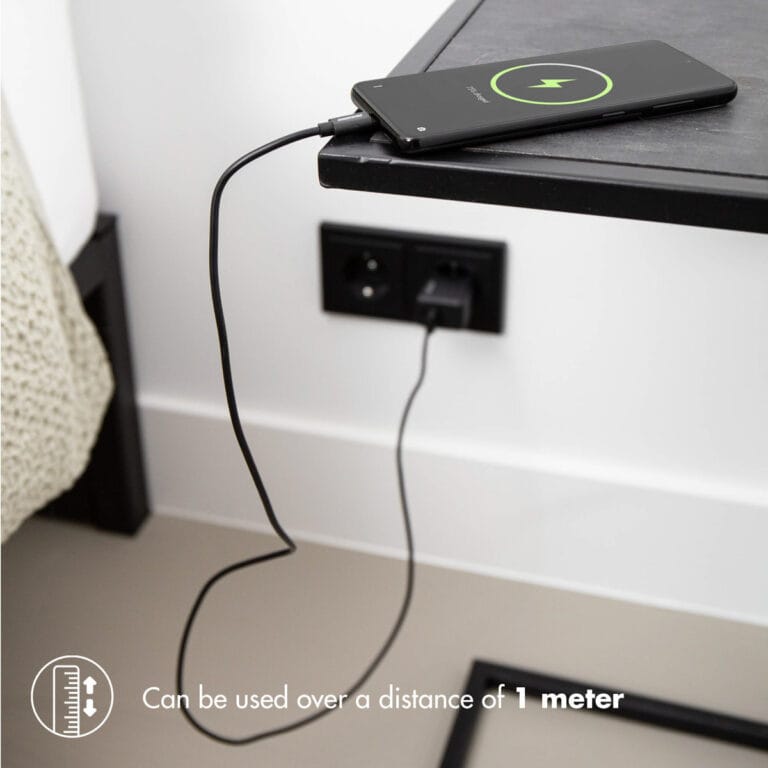 Accezz USB-C naar USB-C kabel - 1 meter - Zwart - Afbeelding 4