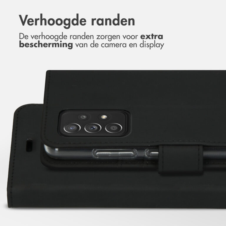Accezz Wallet Softcase Bookcase Samsung Galaxy A52(s) (5G/4G) - Zwart - Afbeelding 3