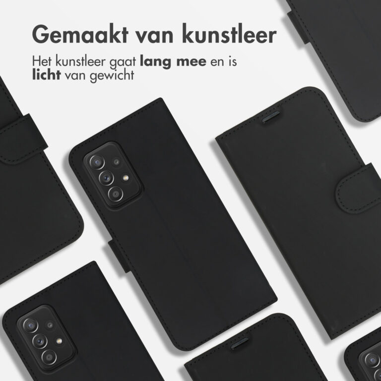 Accezz Wallet Softcase Bookcase Samsung Galaxy A52(s) (5G/4G) - Zwart - Afbeelding 2