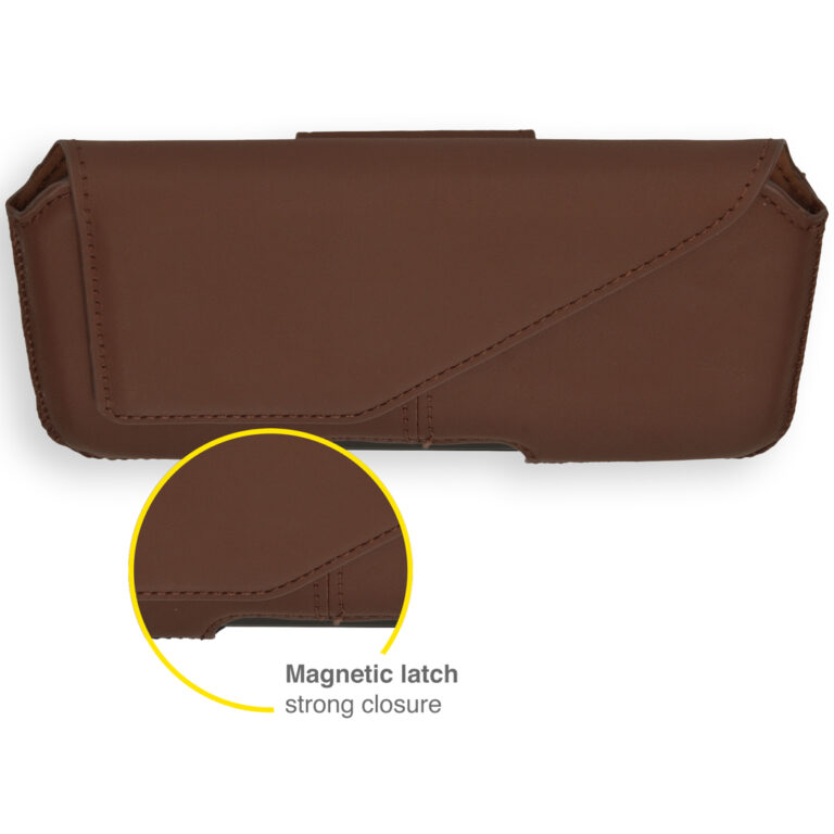 Accezz Echt lederen broekriemhoes - Maat XL - Bruin - Afbeelding 3