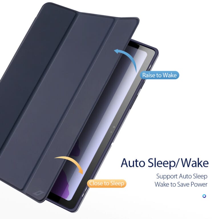 Accezz Smart Silicone Bookcase Samsung Galaxy Tab A7 - Donkerblauw - Afbeelding 5