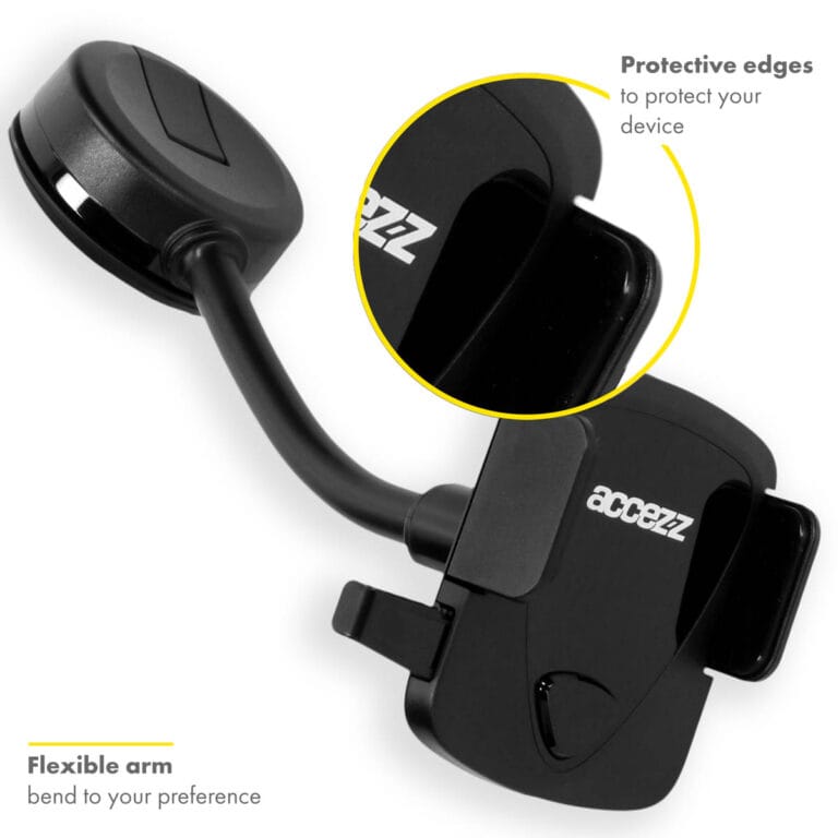 Accezz Telefoonhouder auto - Universeel - Dashboard - Zwart - Afbeelding 5