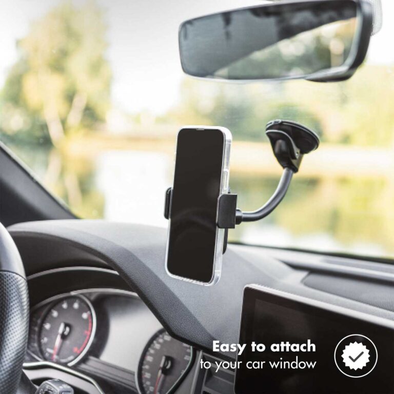 Accezz Telefoonhouder auto - Universeel - Voorruit - Zwart - Afbeelding 9