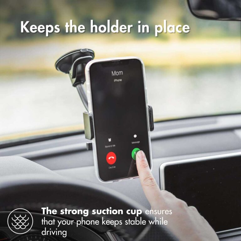 Accezz Telefoonhouder auto - Universeel - Voorruit - Zwart - Afbeelding 8