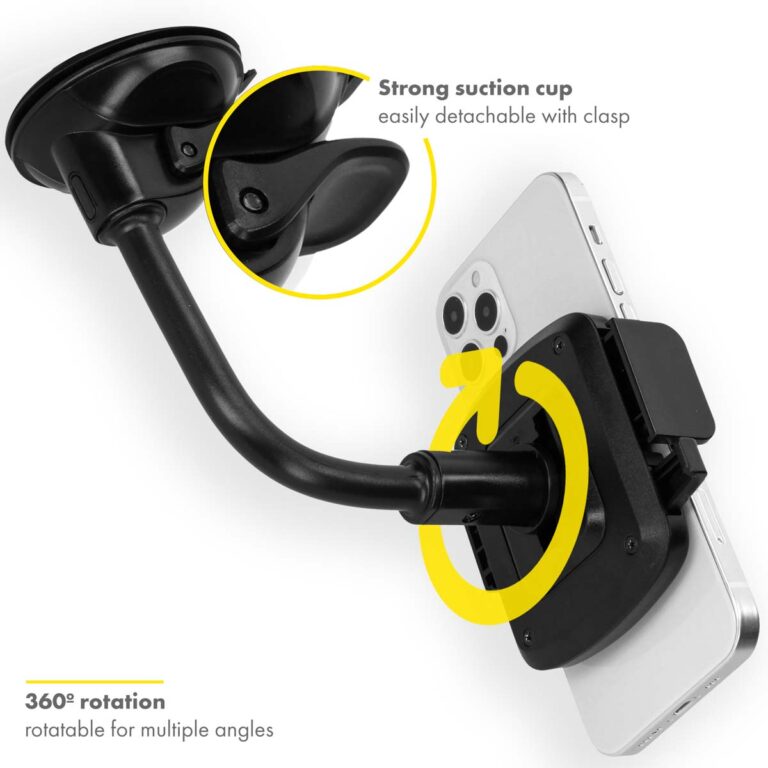 Accezz Telefoonhouder auto - Universeel - Voorruit - Zwart - Afbeelding 7