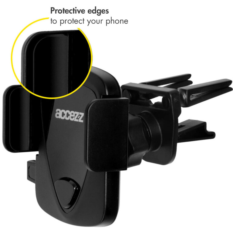 Accezz Telefoonhouder auto - Verstelbaar - Universeel - Ventilatierooster - Zwart - Afbeelding 9