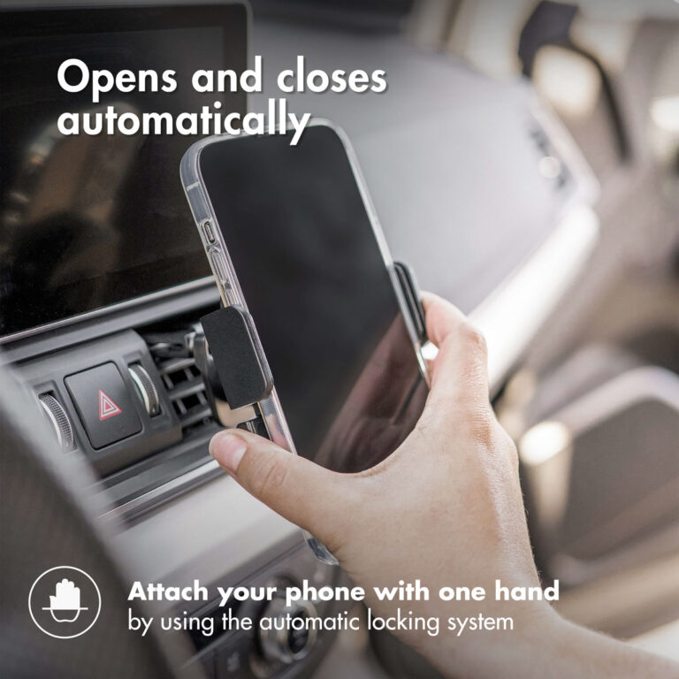 Accezz Telefoonhouder auto - Verstelbaar - Universeel - Ventilatierooster - Zwart - Afbeelding 6
