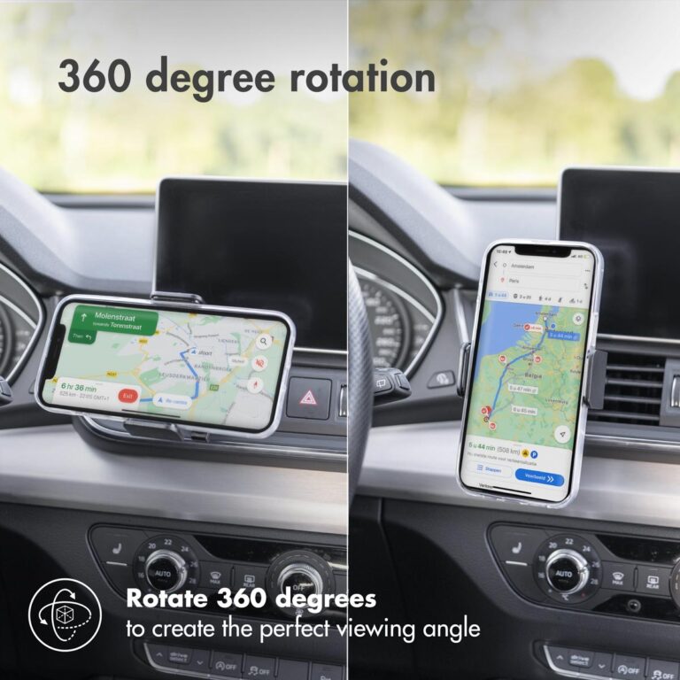 Accezz Telefoonhouder auto - Verstelbaar - Universeel - Ventilatierooster - Zwart - Afbeelding 4