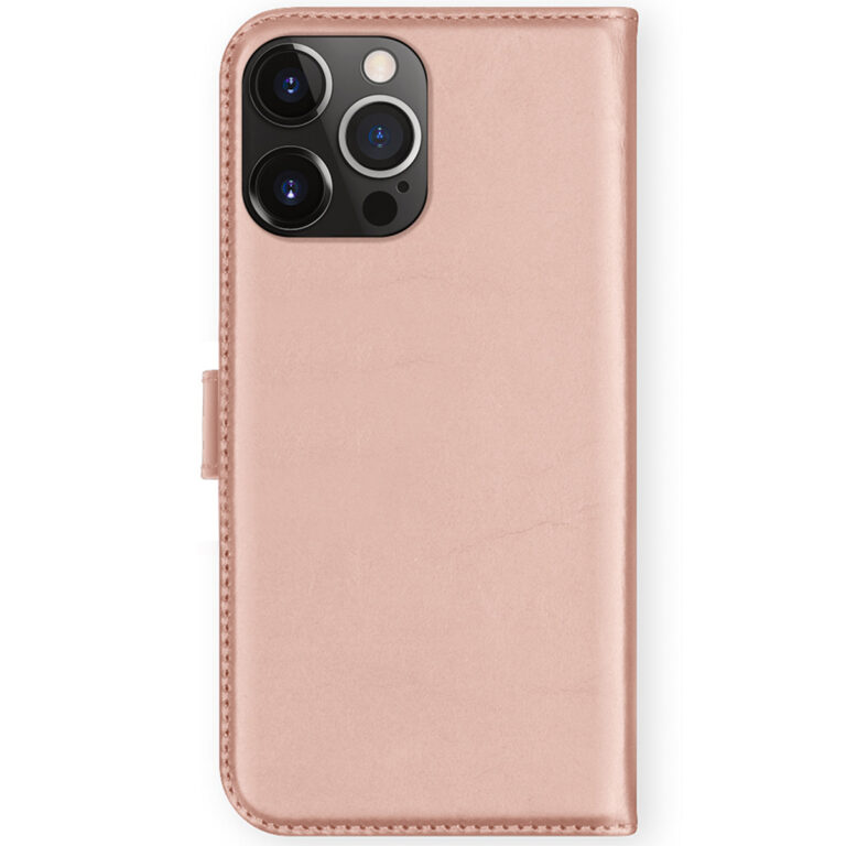 Selencia Echt Lederen Bookcase Apple iPhone 13 Pro - Roze - Afbeelding 2