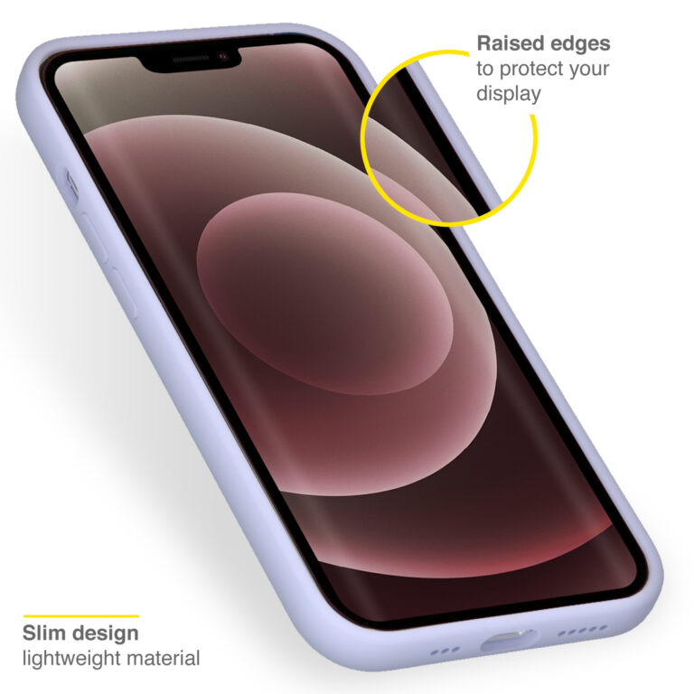 Accezz Liquid Silicone Backcover Apple iPhone 13 Pro Max - Paars - Afbeelding 3