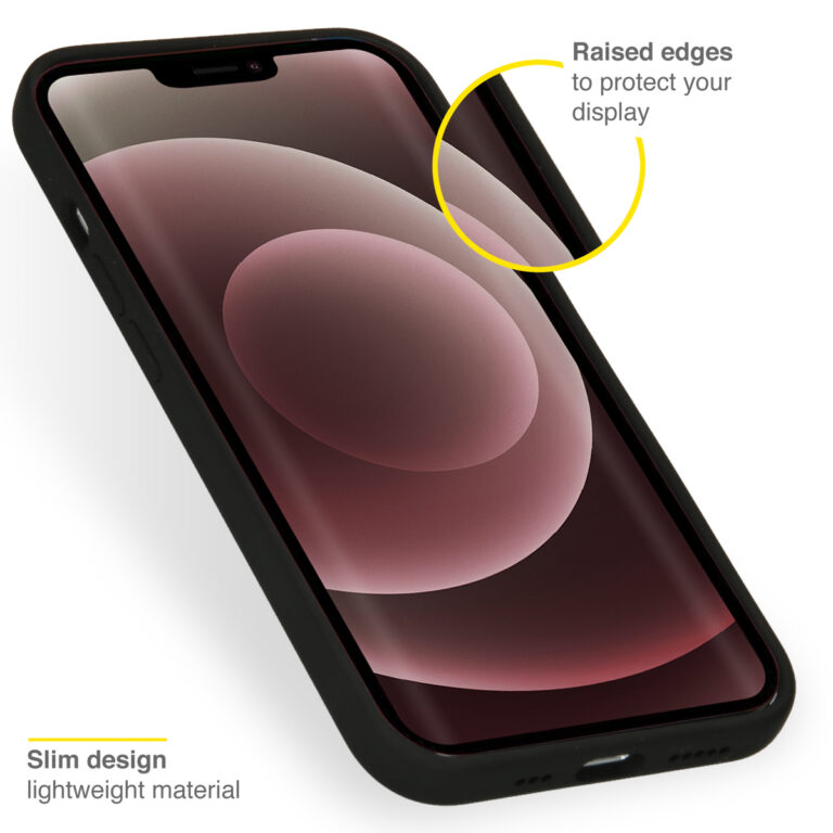 Accezz Liquid Silicone Backcover Apple iPhone 13 Pro Max - Zwart - Afbeelding 3