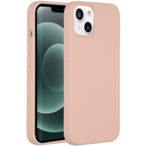 Accezz Liquid Silicone Backcover Apple iPhone 13 Mini - Roze