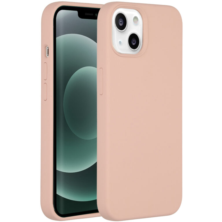 Accezz Liquid Silicone Backcover Apple iPhone 13 Mini - Roze