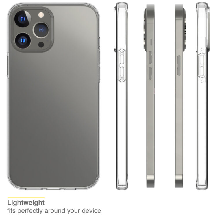 Accezz Clear Backcover Apple iPhone 13 Pro Max - Transparant - Afbeelding 2