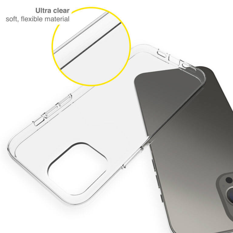 Accezz Clear Backcover Apple iPhone 13 Pro Max - Transparant - Afbeelding 7