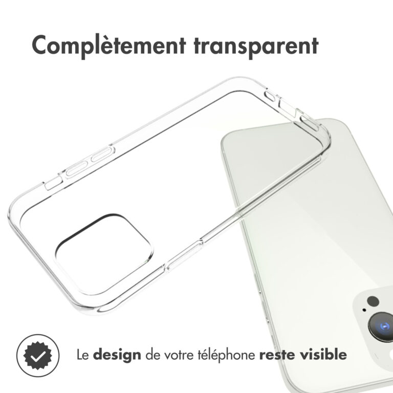 Accezz Clear Backcover Apple iPhone 13 Pro - Transparant - Afbeelding 9