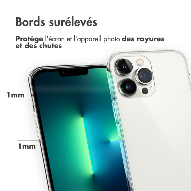 Accezz Clear Backcover Apple iPhone 13 Pro - Transparant - Afbeelding 8