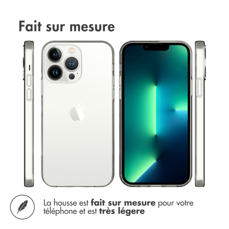 Accezz Clear Backcover Apple iPhone 13 Pro - Transparant - Afbeelding 7