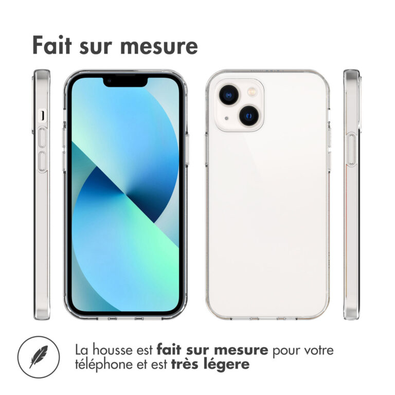 Accezz Clear Backcover Apple iPhone 13 - Transparant - Afbeelding 7
