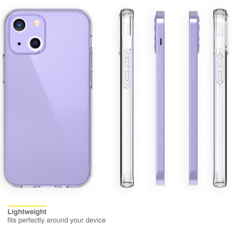 Accezz Clear Backcover Apple iPhone 13 Mini - Transparant - Afbeelding 4