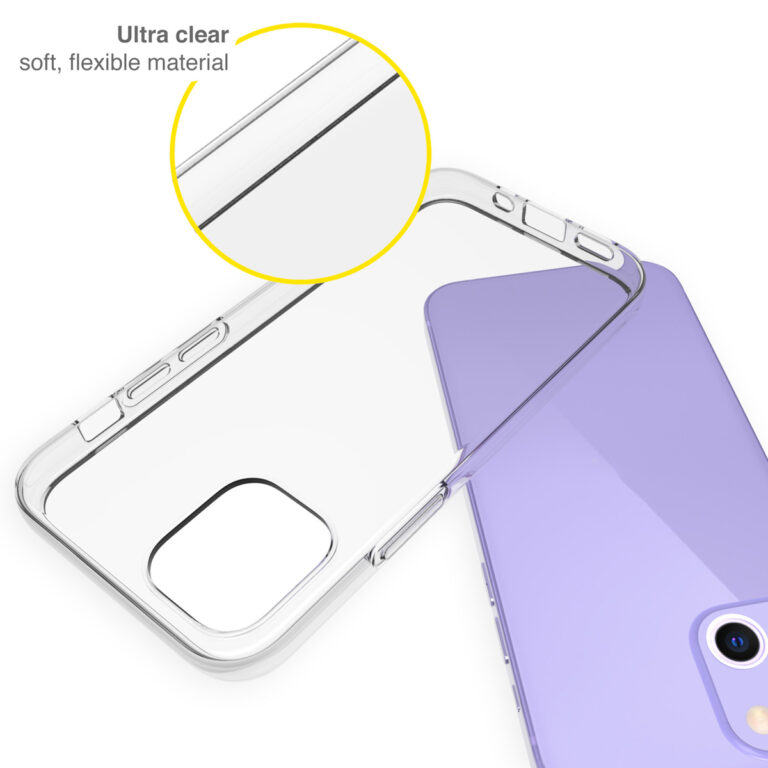 Accezz Clear Backcover Apple iPhone 13 Mini - Transparant - Afbeelding 2