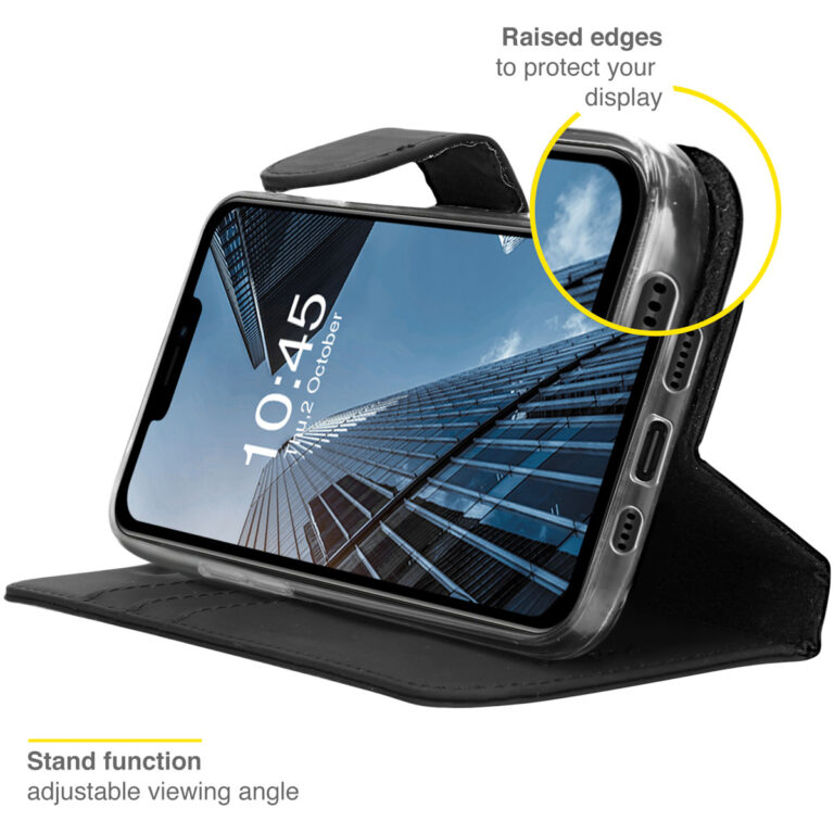 Accezz Wallet Softcase Bookcase Apple iPhone 13 Pro - Zwart - Afbeelding 4