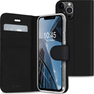 Accezz Wallet Softcase Bookcase Apple iPhone 13 Pro - Zwart