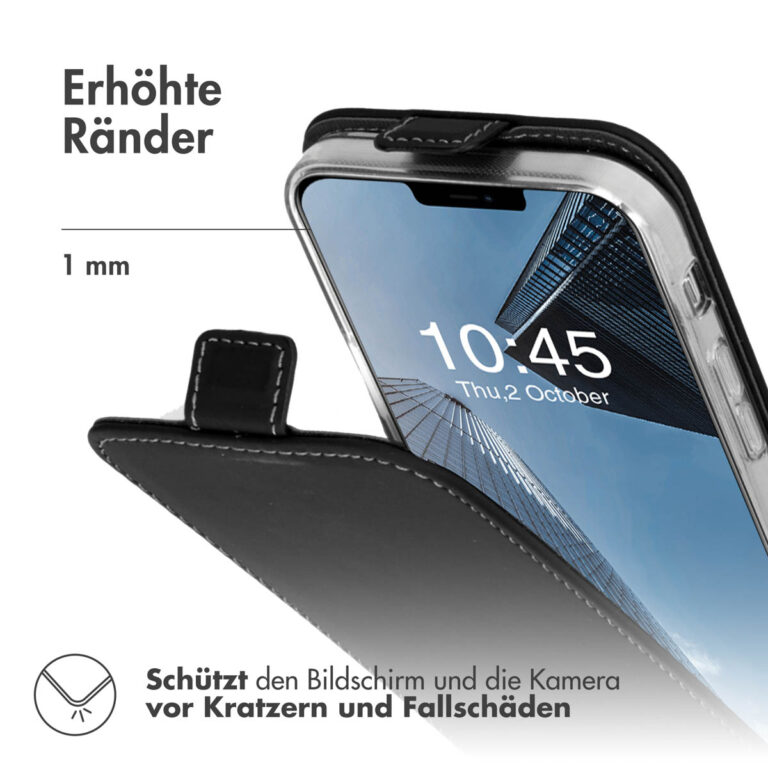 Accezz Flipcase Apple iPhone 13 - Zwart - Afbeelding 6